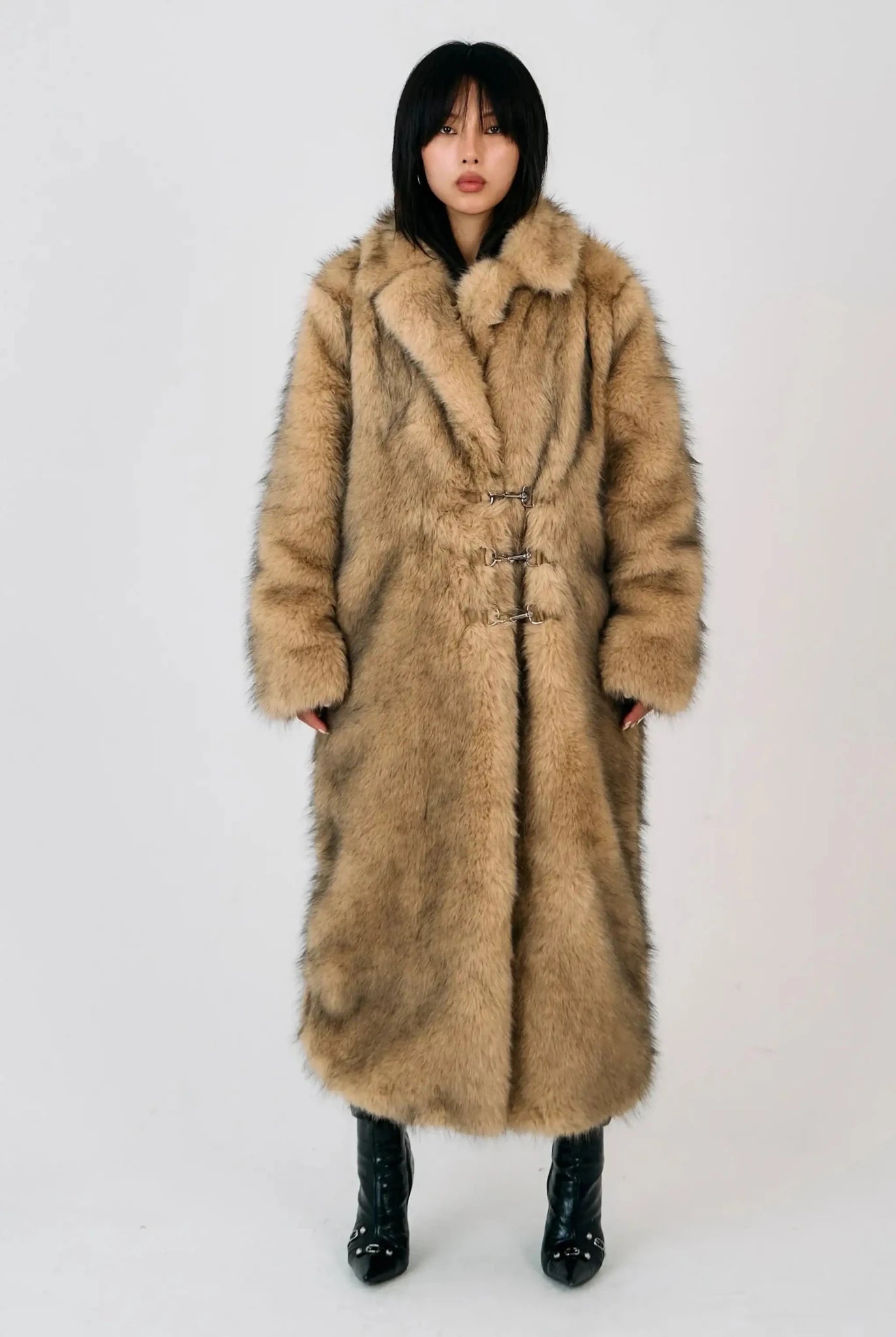The Ragged Priest Tara Maxi Faux Fur Coat - Spoiled Brat