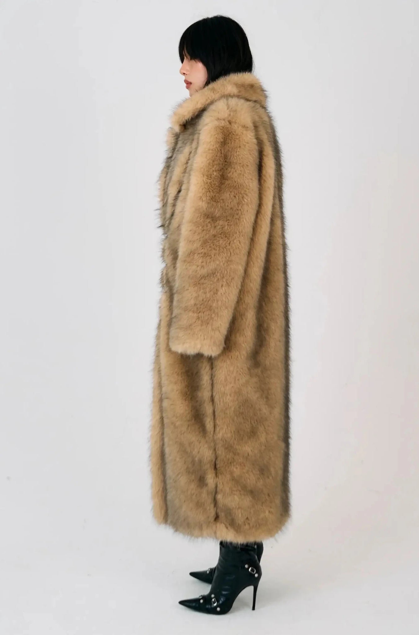 Shop The Ragged Priest The Ragged Priest Tara Maxi Faux Fur Coat Jacket for women – premium loungewear and festival fashion at Spoiled Brat