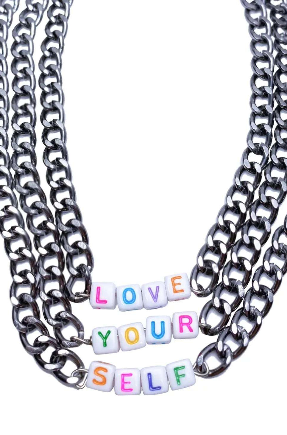 Trixy Starr Love Your Self Necklace Necklace by Trixy Starr as seen on celebrities