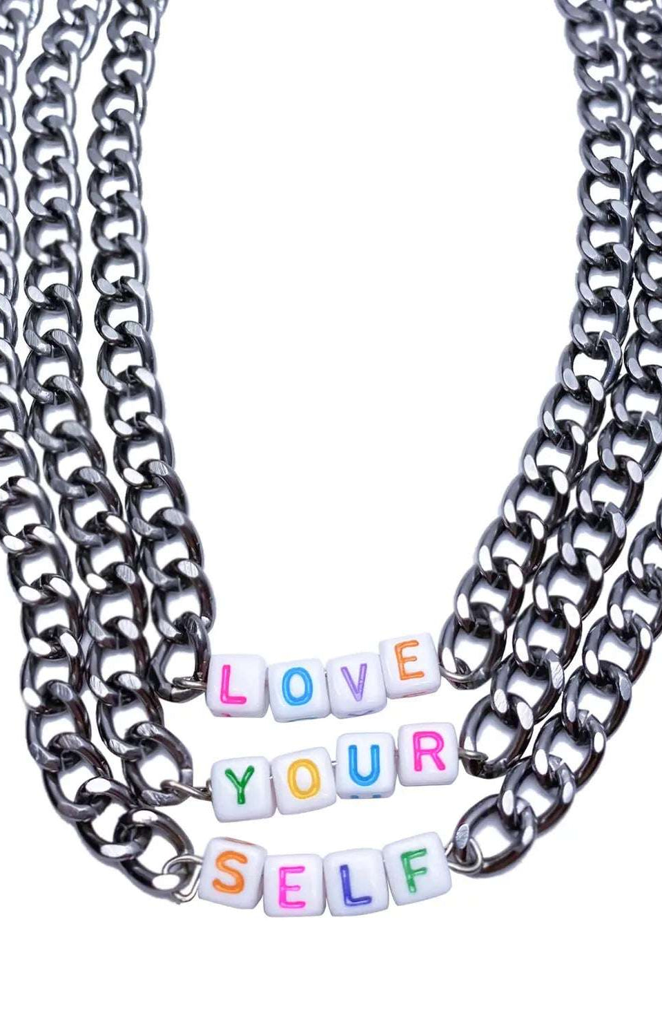 Trixy Starr Love Your Self Necklace Necklace by Trixy Starr as seen on celebrities