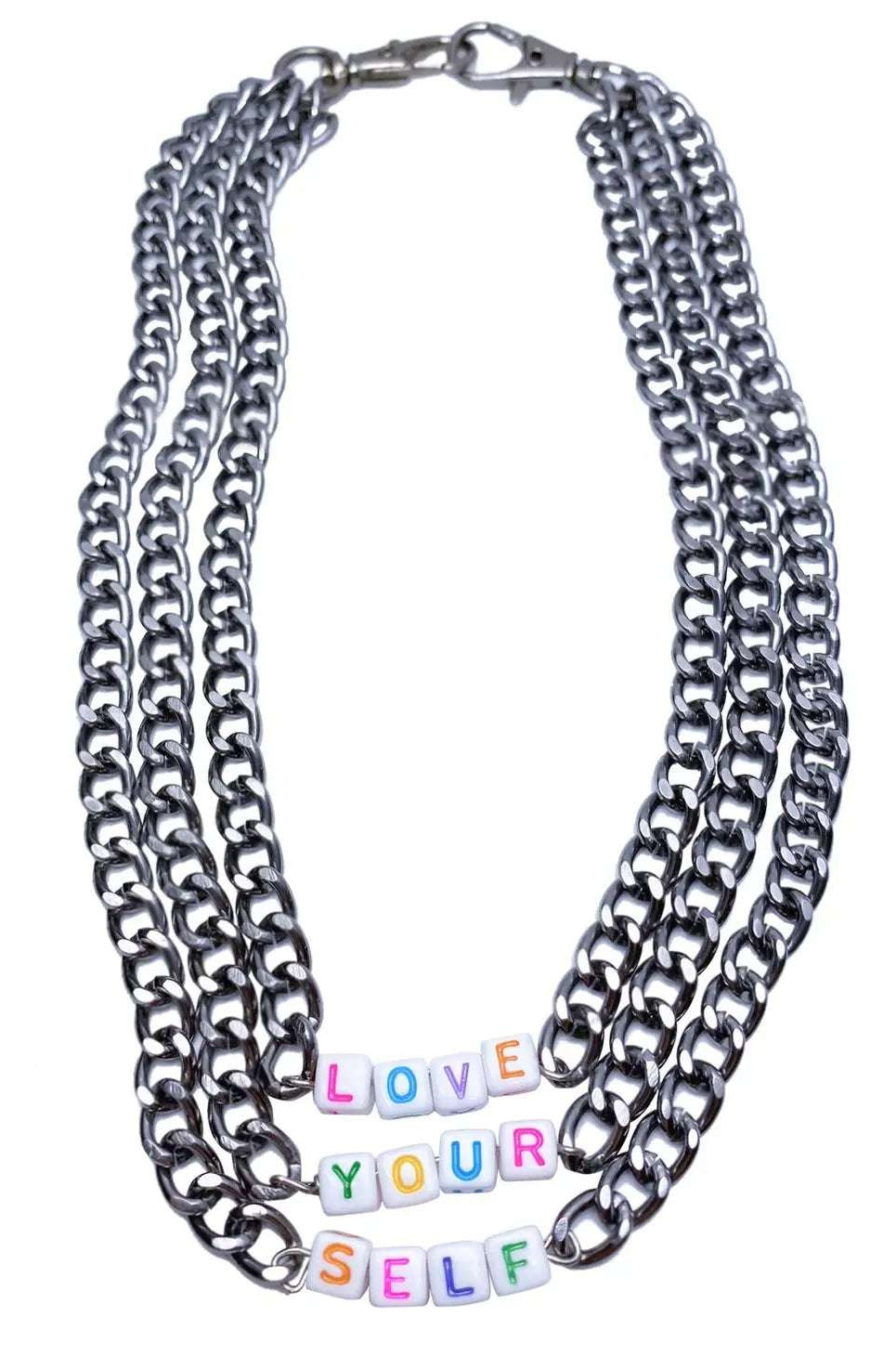 Trixy Starr Love Your Self Necklace Necklace by Trixy Starr as seen on celebrities
