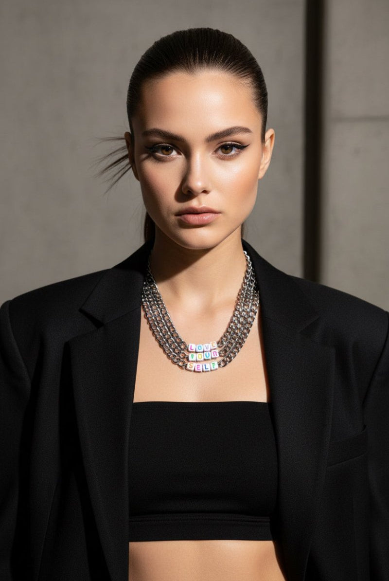 Shop Trixy Starr Trixy Starr Love Your Self Necklace Necklace for women – premium loungewear and festival fashion at Spoiled Brat