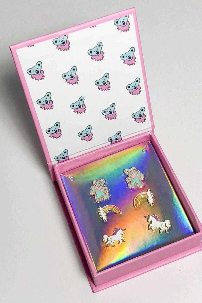 Trixy Starr x Grateful Dead Earring Set Earrings by Trixy Starr as seen on celebrities