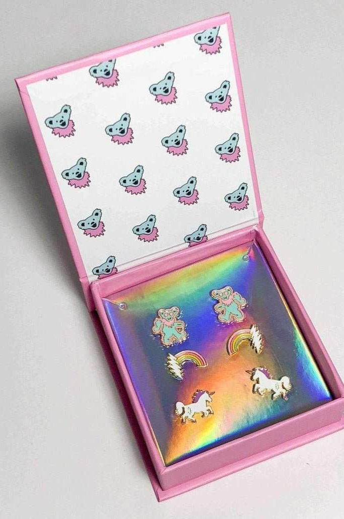 Trixy Starr x Grateful Dead Earring Set Earrings by Trixy Starr as seen on celebrities