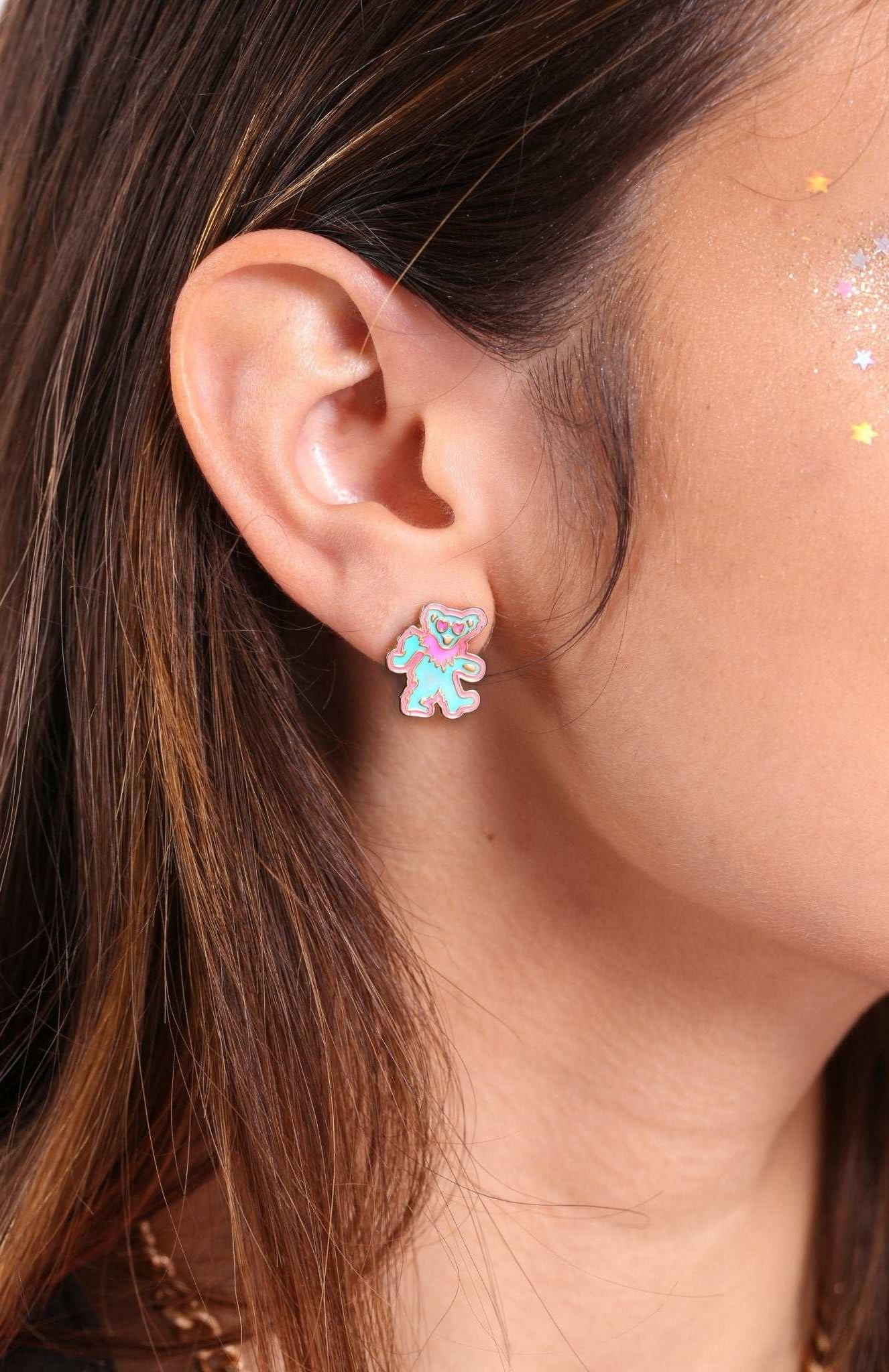 Trixy Starr x Grateful Dead Earring Set Earrings by Trixy Starr as seen on celebrities