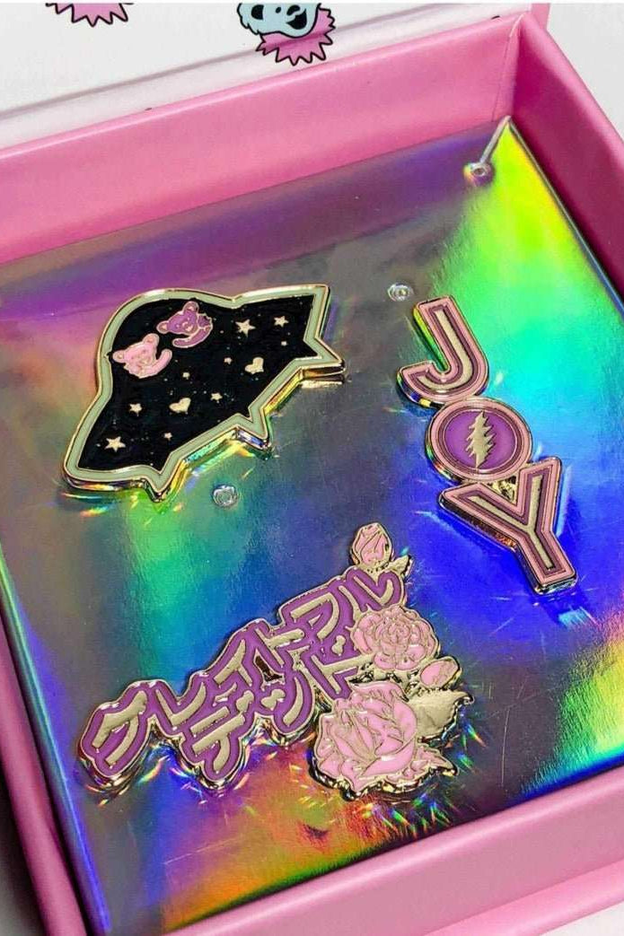 Trixy Starr x Grateful Dead Pin Set Pin by Trixy Starr as seen on celebrities