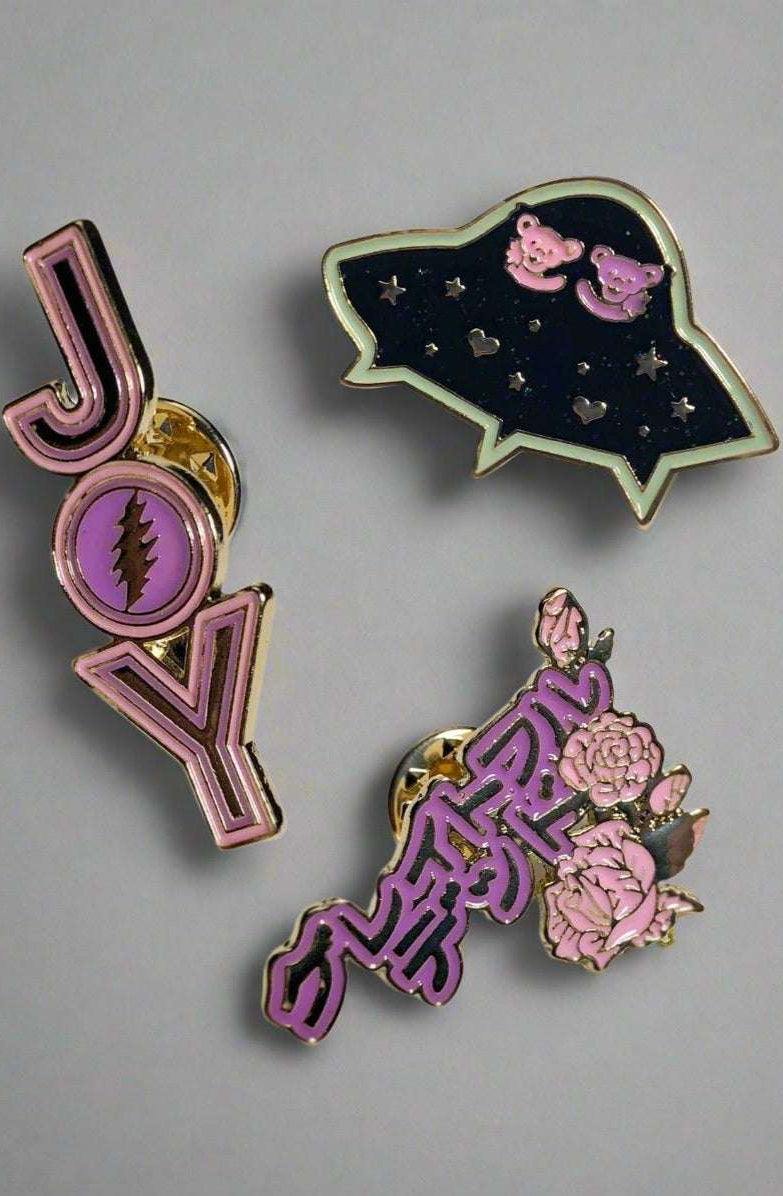 Trixy Starr x Grateful Dead Pin Set Pin by Trixy Starr as seen on celebrities
