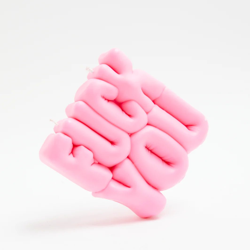 Shop Wavey Casa Wavey Casa FUCK You Pink Puffer Candle Candles for women – premium loungewear and festival fashion at Spoiled Brat