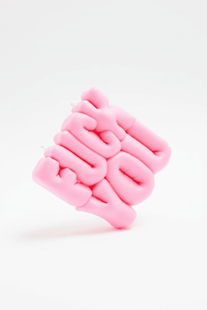 Shop Wavey Casa Wavey Casa FUCK You Pink Puffer Candle Candles for women – premium loungewear and festival fashion at Spoiled Brat