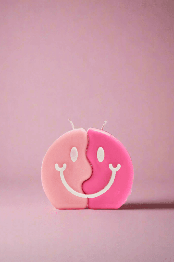 Wavey Casa Pink Gemini Candle by Wavey Casa – Candles – Pink | Spoiled Brat UK