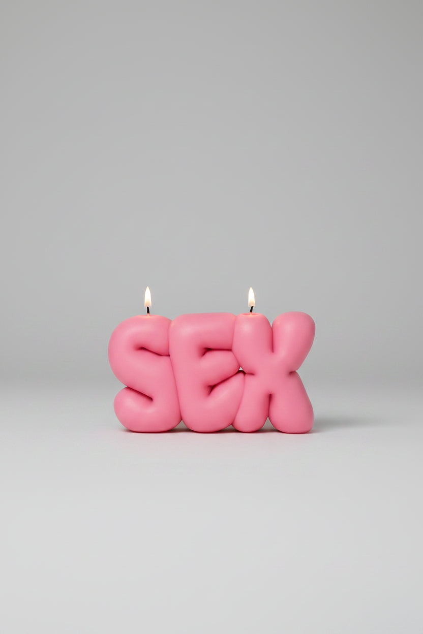 Shop Wavey Casa Wavey Casa SEX Pink Puffer Candle Candles for women – premium loungewear and festival fashion at Spoiled Brat