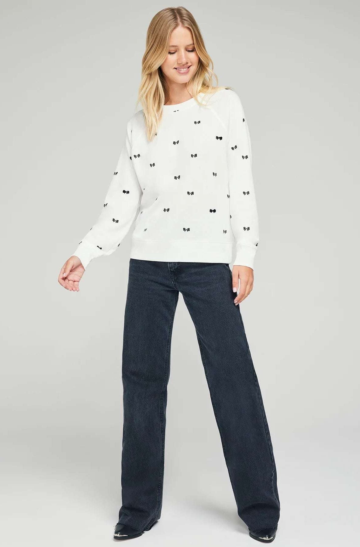 Wildfox Gordon Bow Sommers Sweatshirt Sweatshirt by Wildfox as seen on celebrities