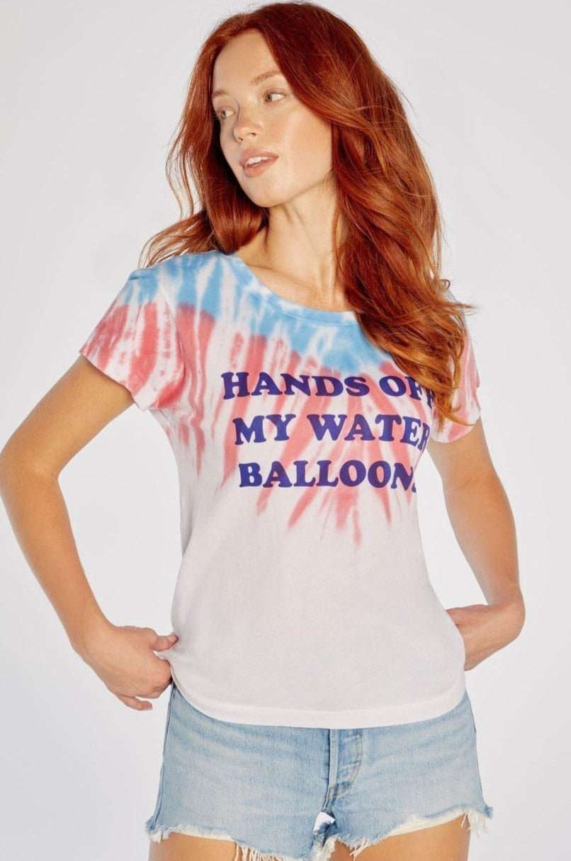 Wildfox Hands Off My Water Balloons No9 Tee T-Shirt by Wildfox as seen on celebrities