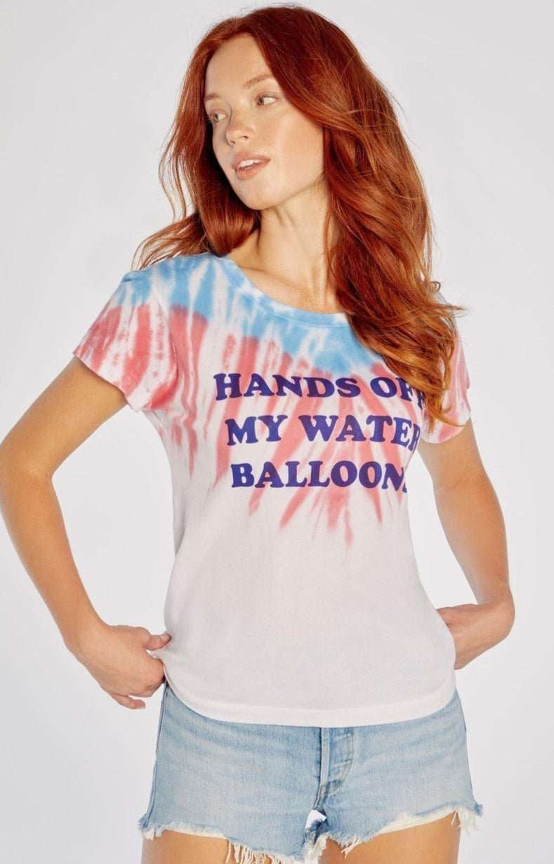 Wildfox Hands Off My Water Balloons No9 Tee T-Shirt by Wildfox as seen on celebrities