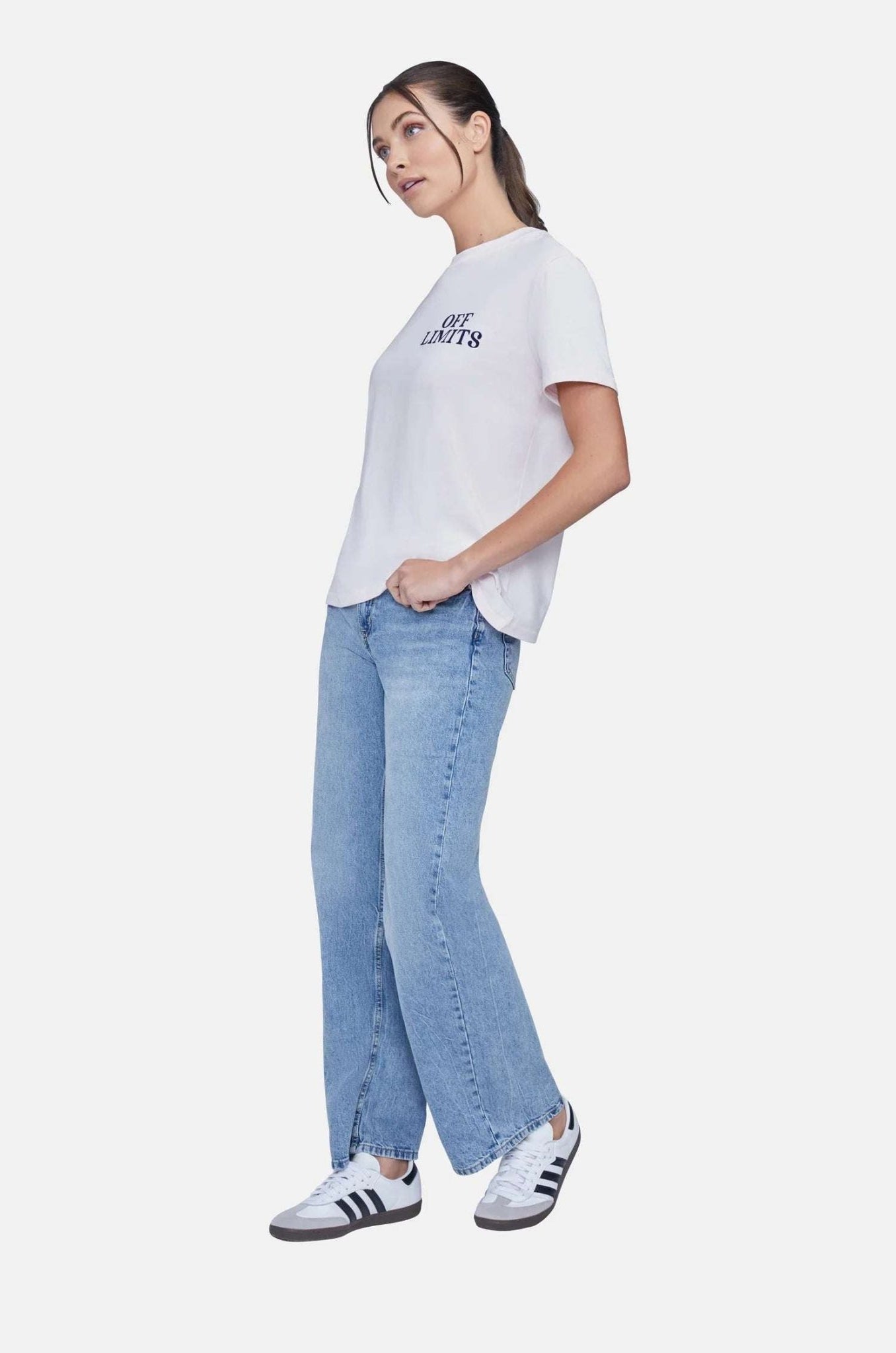 Shop Wildfox Wildfox Off Limits Ryan Tee T-Shirt for women – premium loungewear and festival fashion at Spoiled Brat