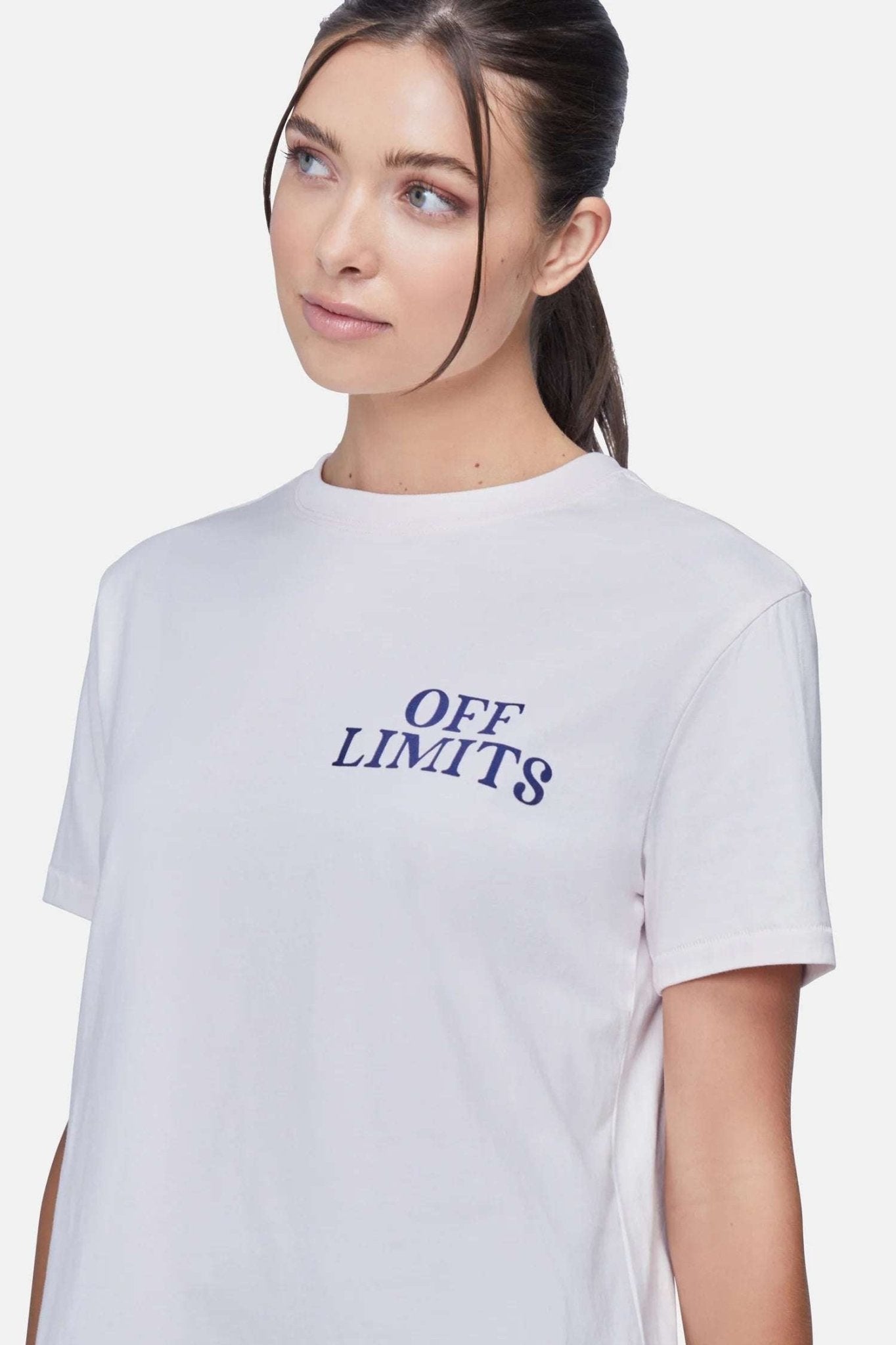 Shop Wildfox Wildfox Off Limits Ryan Tee T-Shirt for women – premium loungewear and festival fashion at Spoiled Brat