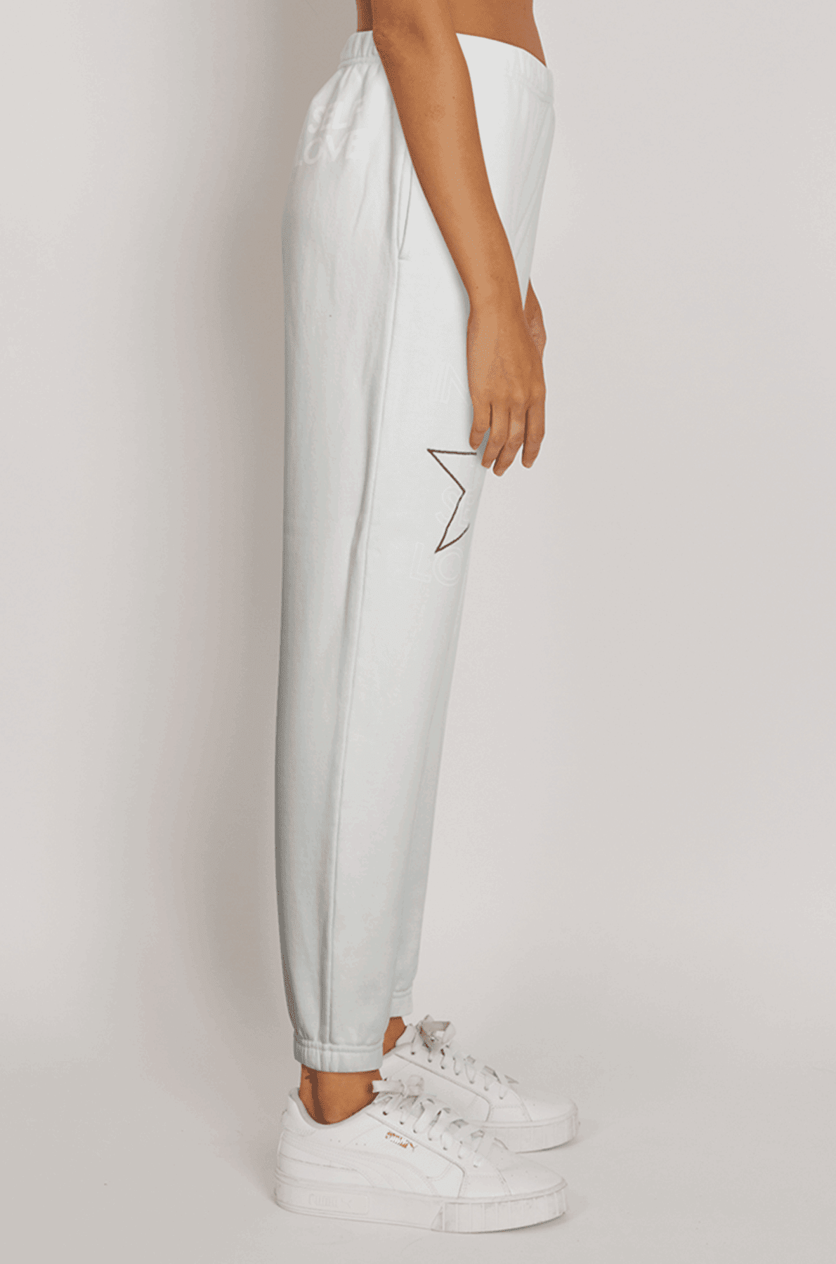 Shop Wildfox Wildfox Self Love Emmy Sweatpants Sweatpants for women – premium loungewear and festival fashion at Spoiled Brat