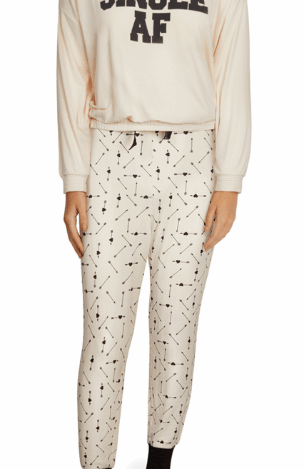Shop Wildfox Wildfox Single AF Pyjamas as seen on Malin Andersson Pyjamas for women – premium loungewear and festival fashion at Spoiled Brat