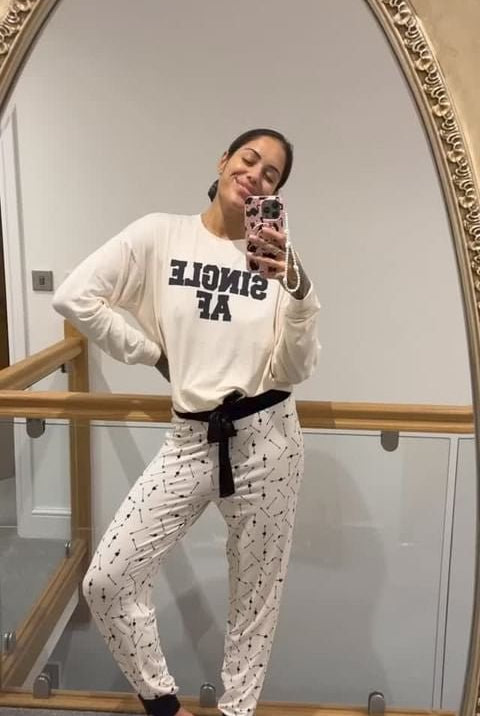 Shop Wildfox Wildfox Single AF Pyjamas as seen on Malin Andersson Pyjamas for women – premium loungewear and festival fashion at Spoiled Brat