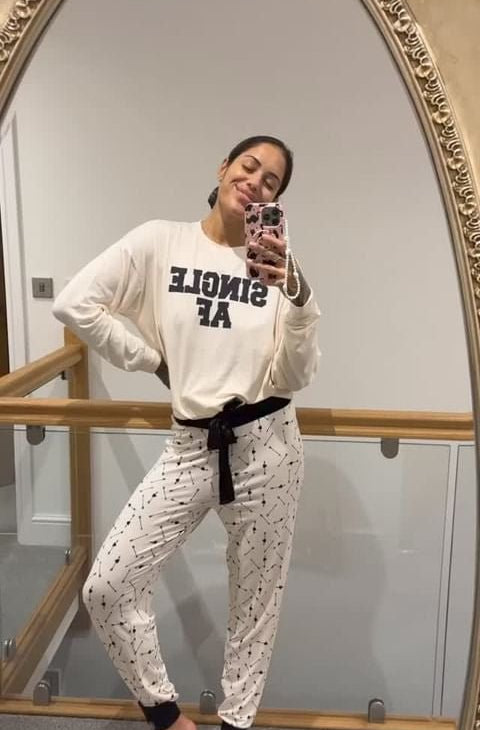 Wildfox Single AF Pyjamas as seen on Malin Andersson - Spoiled Brat