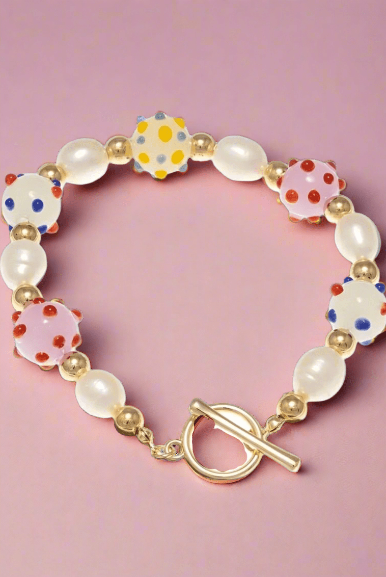 Shop 8 Other Reasons Sofia Richie x 8 Other Reasons Glass Bead Charm Bracelet Bracelet for women – premium loungewear and festival fashion at Spoiled Brat