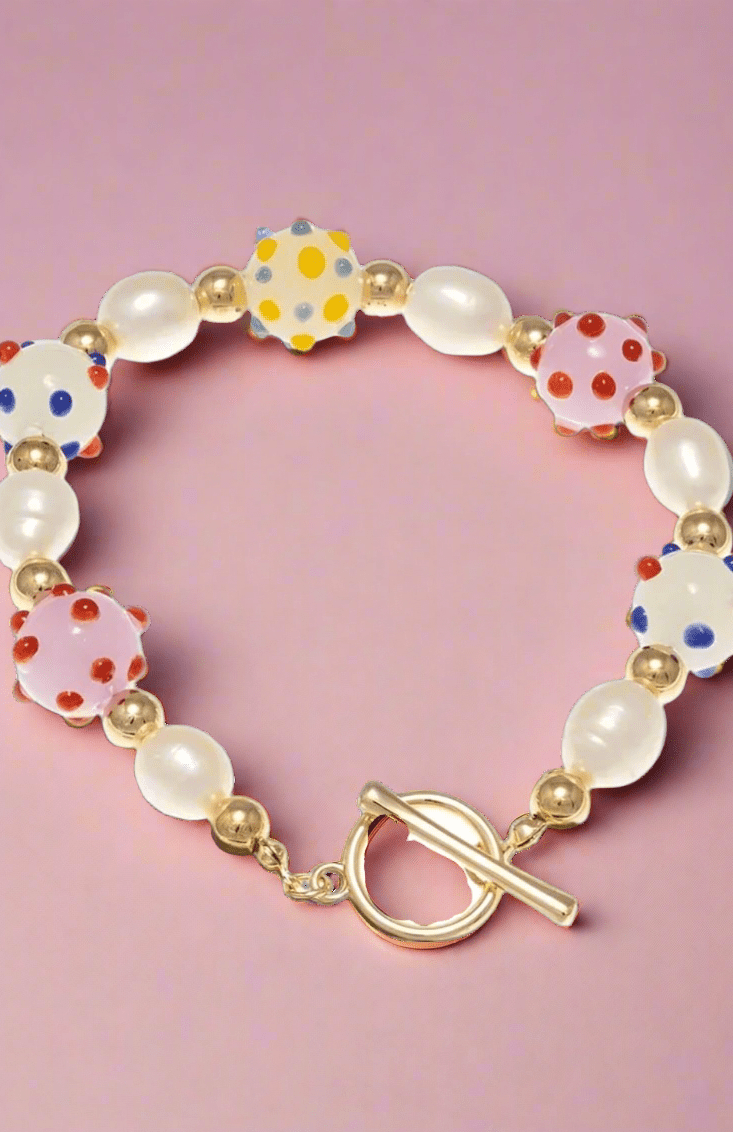 Shop 8 Other Reasons Sofia Richie x 8 Other Reasons Glass Bead Charm Bracelet Bracelet for women – premium loungewear and festival fashion at Spoiled Brat