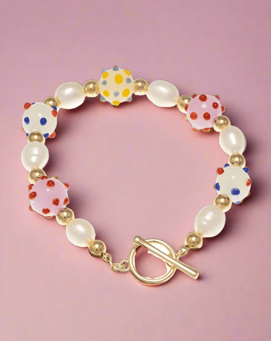 Shop 8 Other Reasons Sofia Richie x 8 Other Reasons Glass Bead Charm Bracelet Bracelet for women – premium loungewear and festival fashion at Spoiled Brat