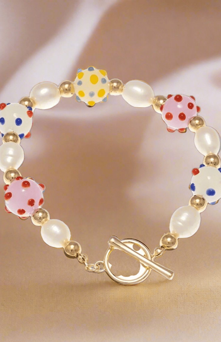 Shop 8 Other Reasons Sofia Richie x 8 Other Reasons Glass Bead Charm Bracelet Bracelet for women – premium loungewear and festival fashion at Spoiled Brat