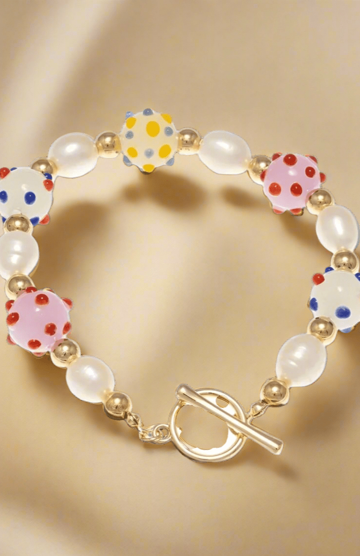 Shop 8 Other Reasons Sofia Richie x 8 Other Reasons Glass Bead Charm Bracelet Bracelet for women – premium loungewear and festival fashion at Spoiled Brat