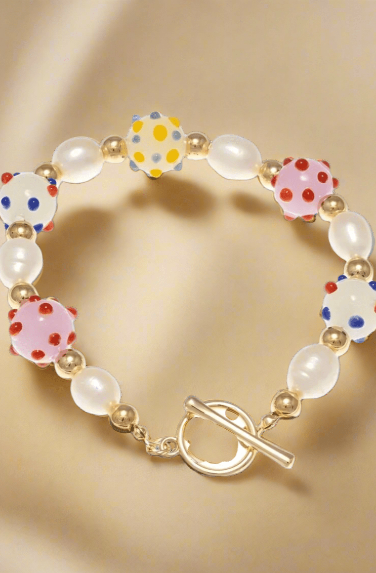 Shop 8 Other Reasons Sofia Richie x 8 Other Reasons Glass Bead Charm Bracelet Bracelet for women – premium loungewear and festival fashion at Spoiled Brat