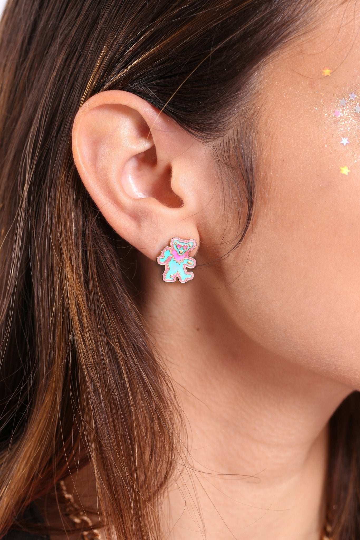 Shop Trixy Starr Trixy Starr x Grateful Dead Earring Set Earrings for women – premium loungewear and festival fashion at Spoiled Brat