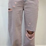 The Ragged Priest Pink Wash Distressed Release Jeans Boyfriend Jeans by The Ragged Priest as seen on celebrities