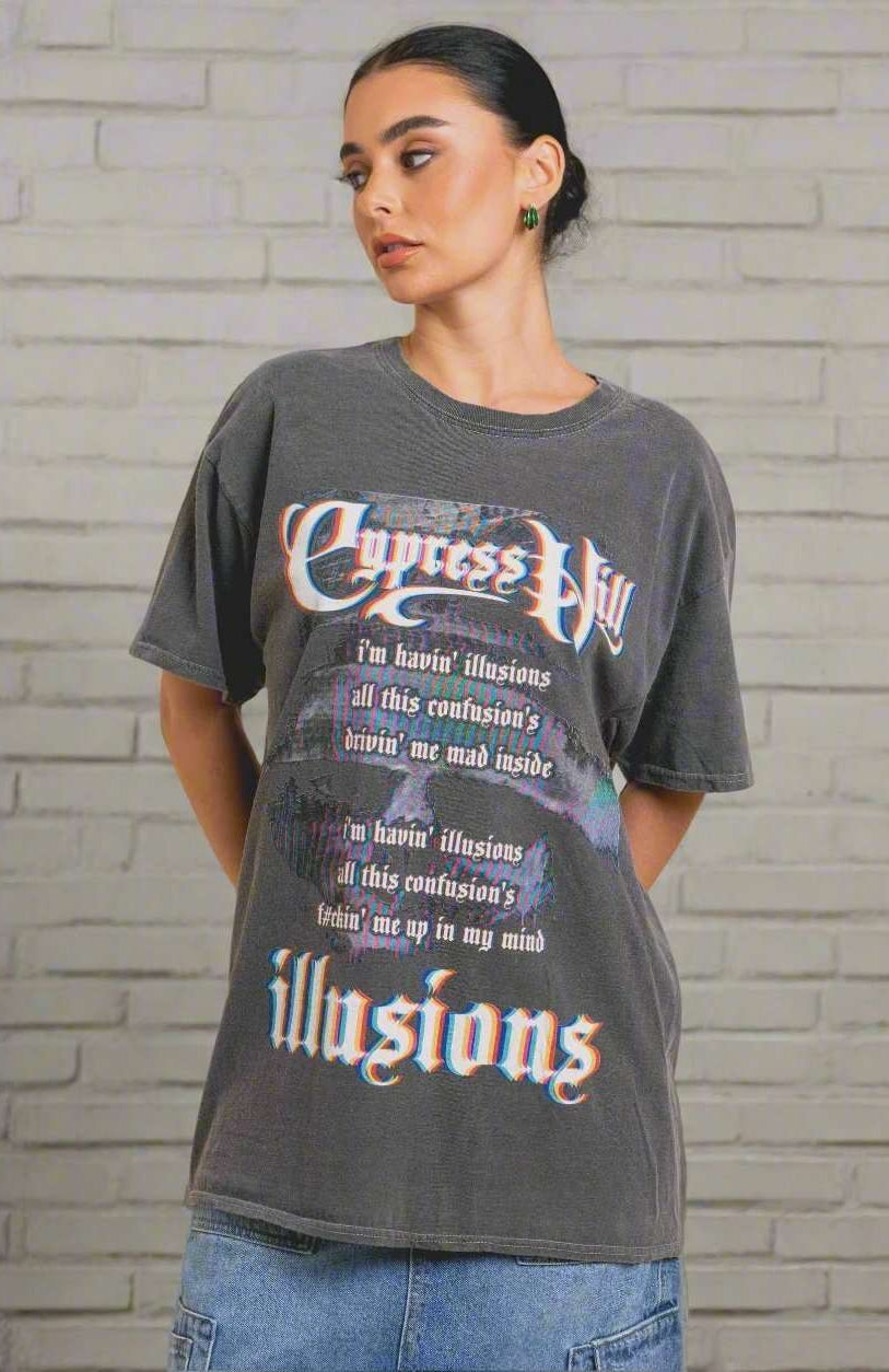 Daisy Street Cypress Hill Washed Tyler Tee T-Shirts by Daisy Street as seen on celebrities