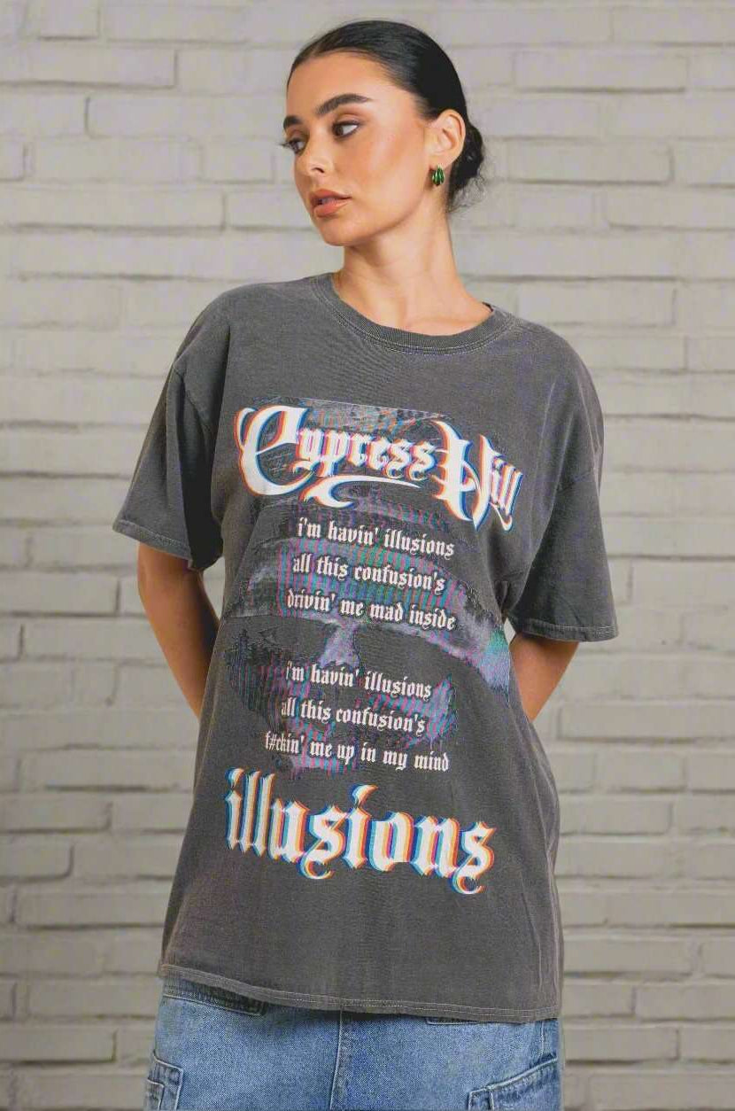 Daisy Street Cypress Hill Washed Tyler Tee T-Shirts by Daisy Street as seen on celebrities