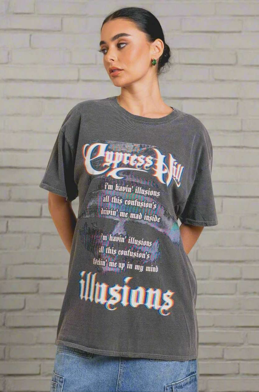 Daisy Street Cypress Hill Washed Tyler Tee T-Shirts by Daisy Street as seen on celebrities