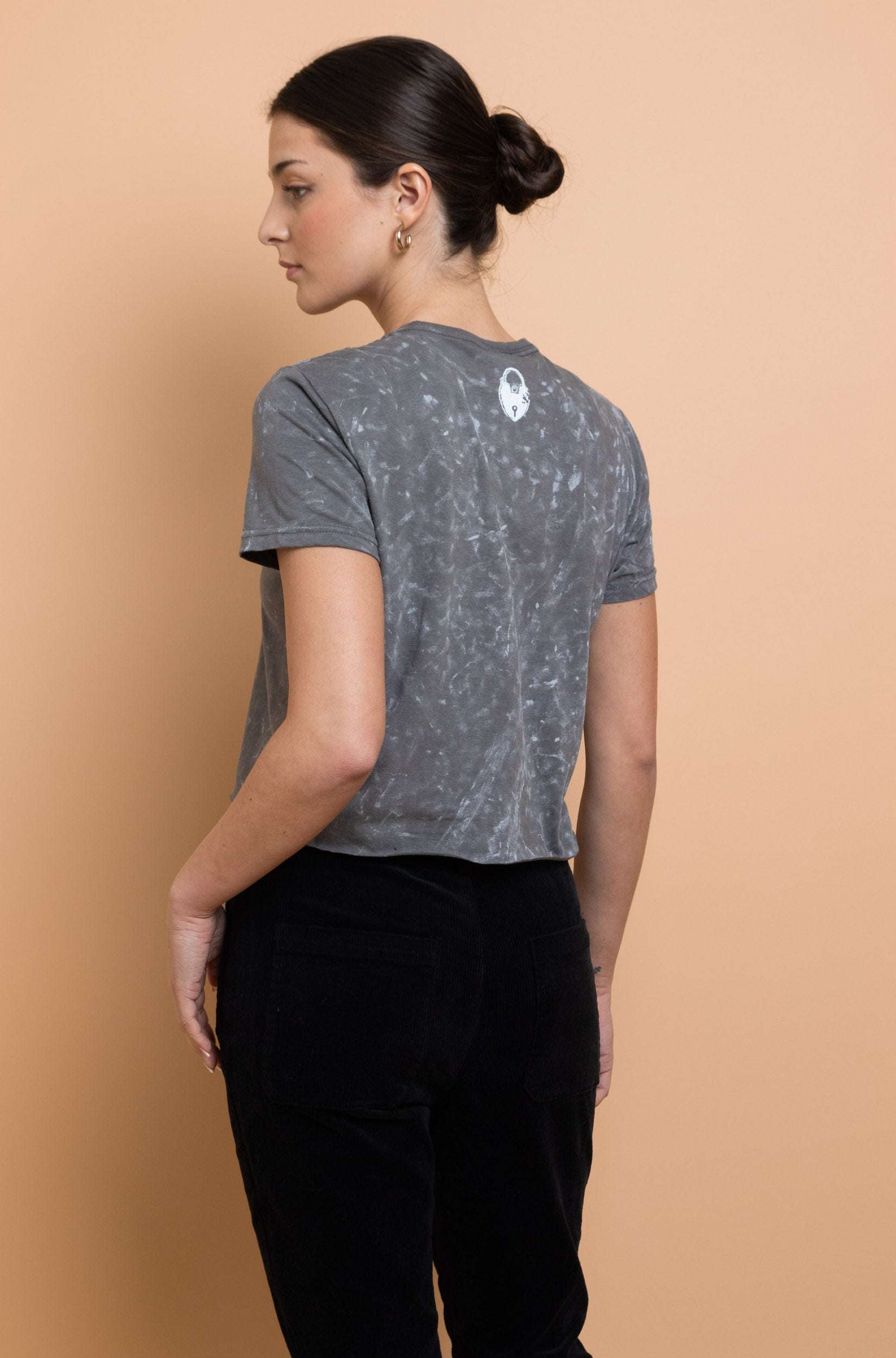 Daisy Street Not Today Snow Washed Baby Tee T-Shirts by Daisy Street as seen on celebrities