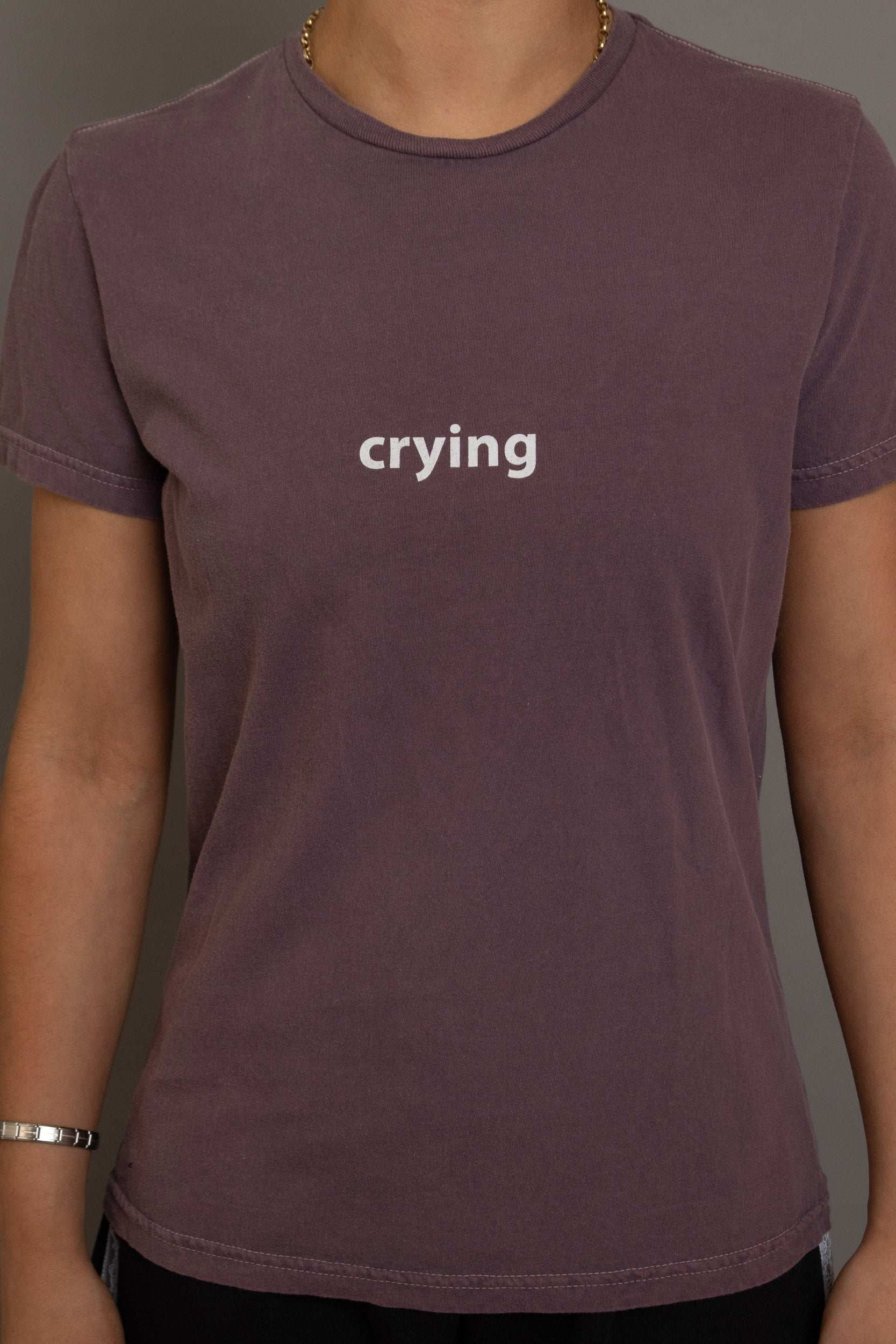 Daisy Street Crying Printed Tee T-Shirts by Daisy Street as seen on celebrities
