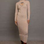 Daisy Street Cream Heart Cutout Midaxi Dress Maxi Dress by Daisy Street as seen on celebrities