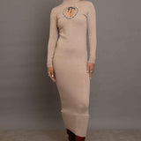 Daisy Street Cream Heart Cutout Midaxi Dress Maxi Dress by Daisy Street as seen on celebrities