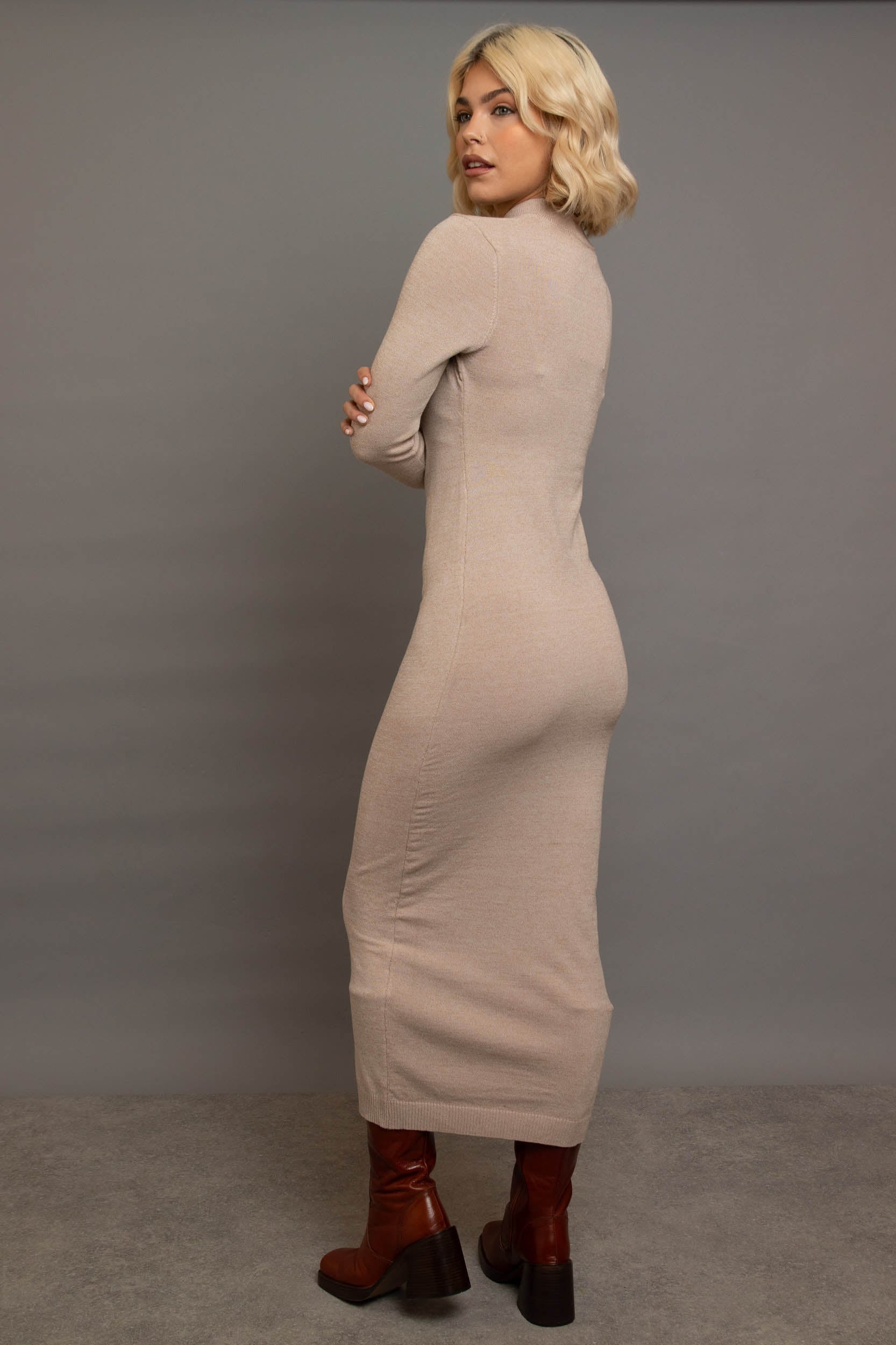 Daisy Street Cream Heart Cutout Midaxi Dress Maxi Dress by Daisy Street as seen on celebrities