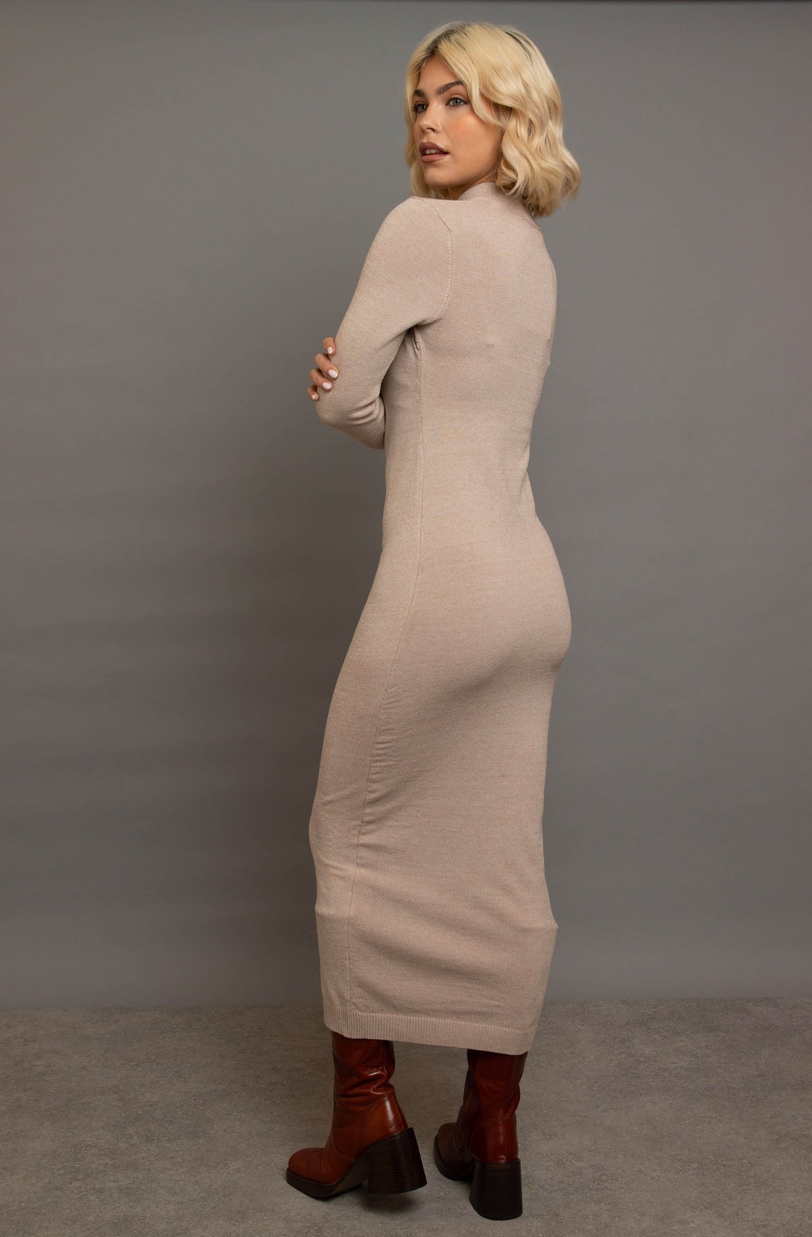 Daisy Street Cream Heart Cutout Midaxi Dress Maxi Dress by Daisy Street as seen on celebrities