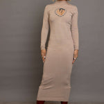 Daisy Street Cream Heart Cutout Midaxi Dress Maxi Dress by Daisy Street as seen on celebrities