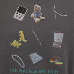 Daisy Street Playing Out Oversized Sweatshirt Sweater by Daisy Street as seen on celebrities