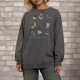 Daisy Street Playing Out Oversized Sweatshirt Sweater by Daisy Street as seen on celebrities