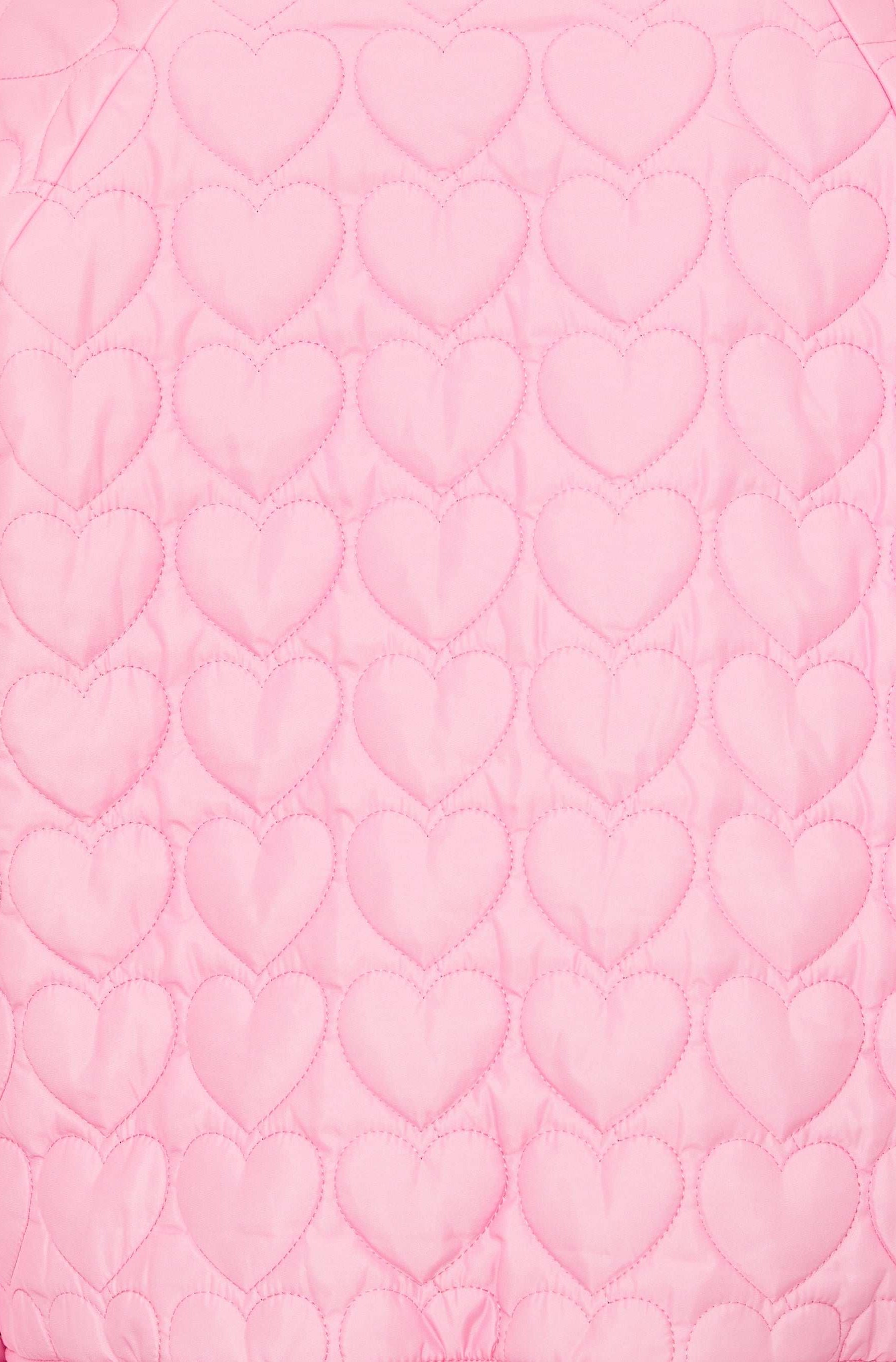 Beach Riot Flight Jacket Prism Pink Heart Jacket by Beach Riot as seen on celebrities