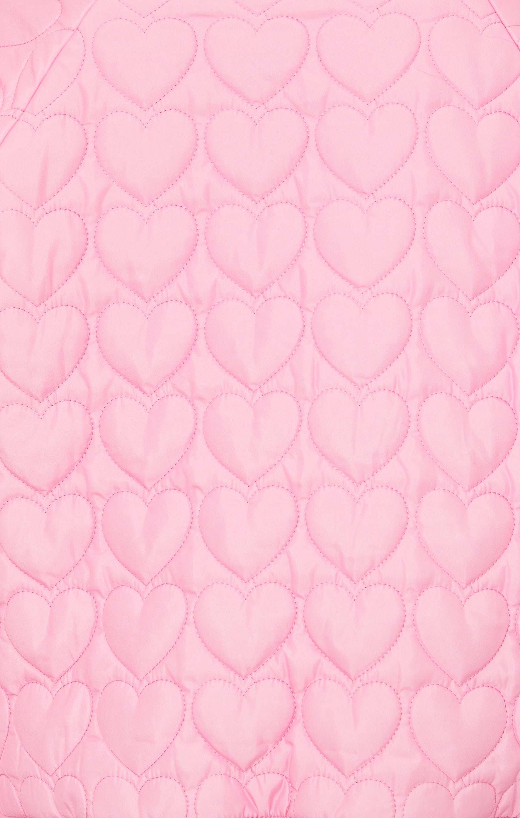 Beach Riot Flight Jacket Prism Pink Heart Jacket by Beach Riot as seen on celebrities