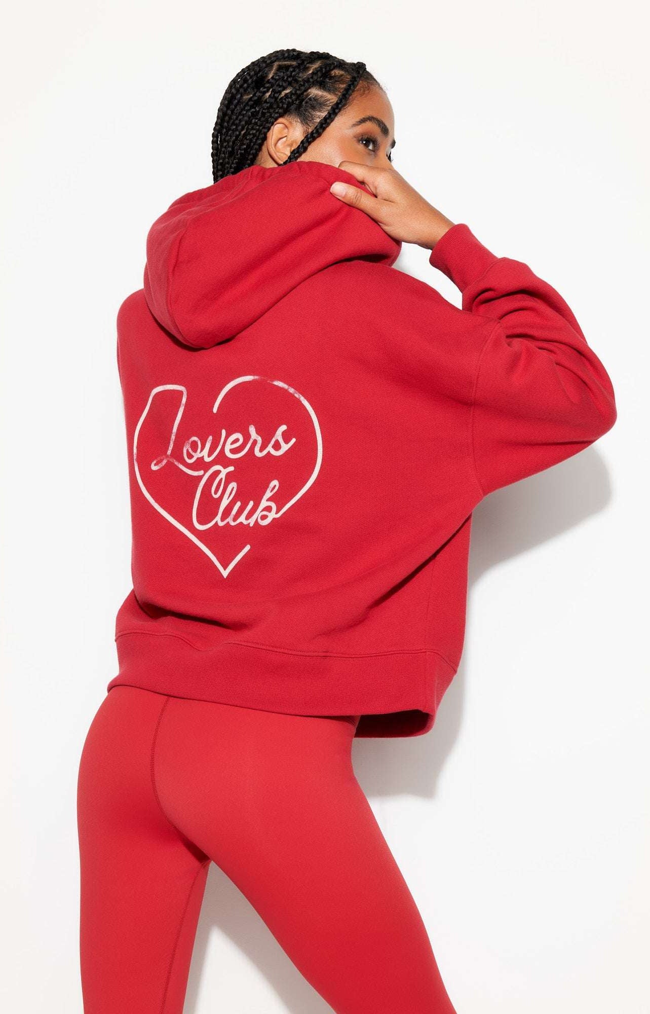 Spiritual Gangster Lovers Belair Hoodie Hooded Sweatshirt by Spiritual Gangster as seen on celebrities