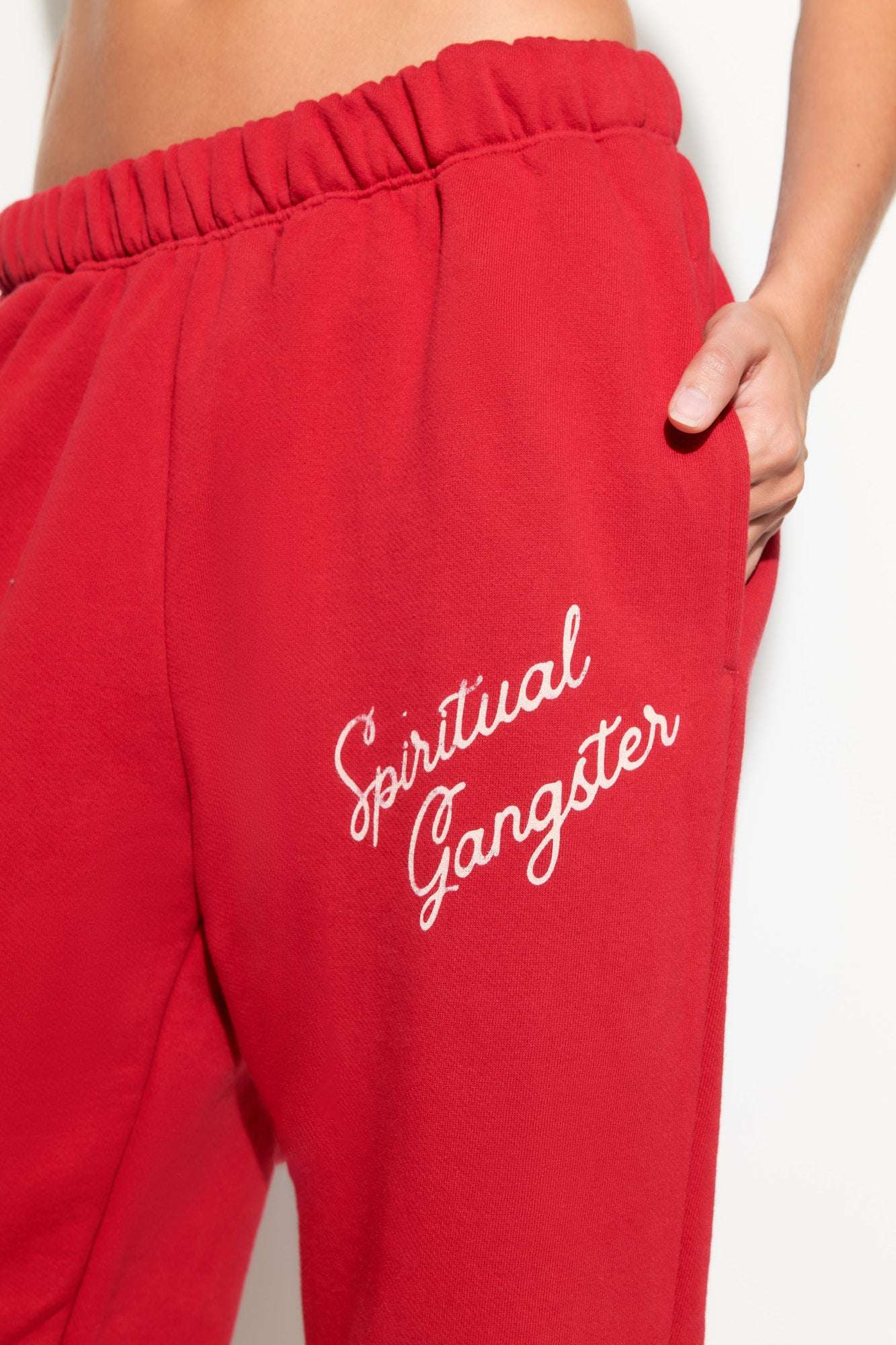 Spiritual Gangster Insignia Portia Sweatpants Jogger Bottoms by Spiritual Gangster as seen on celebrities