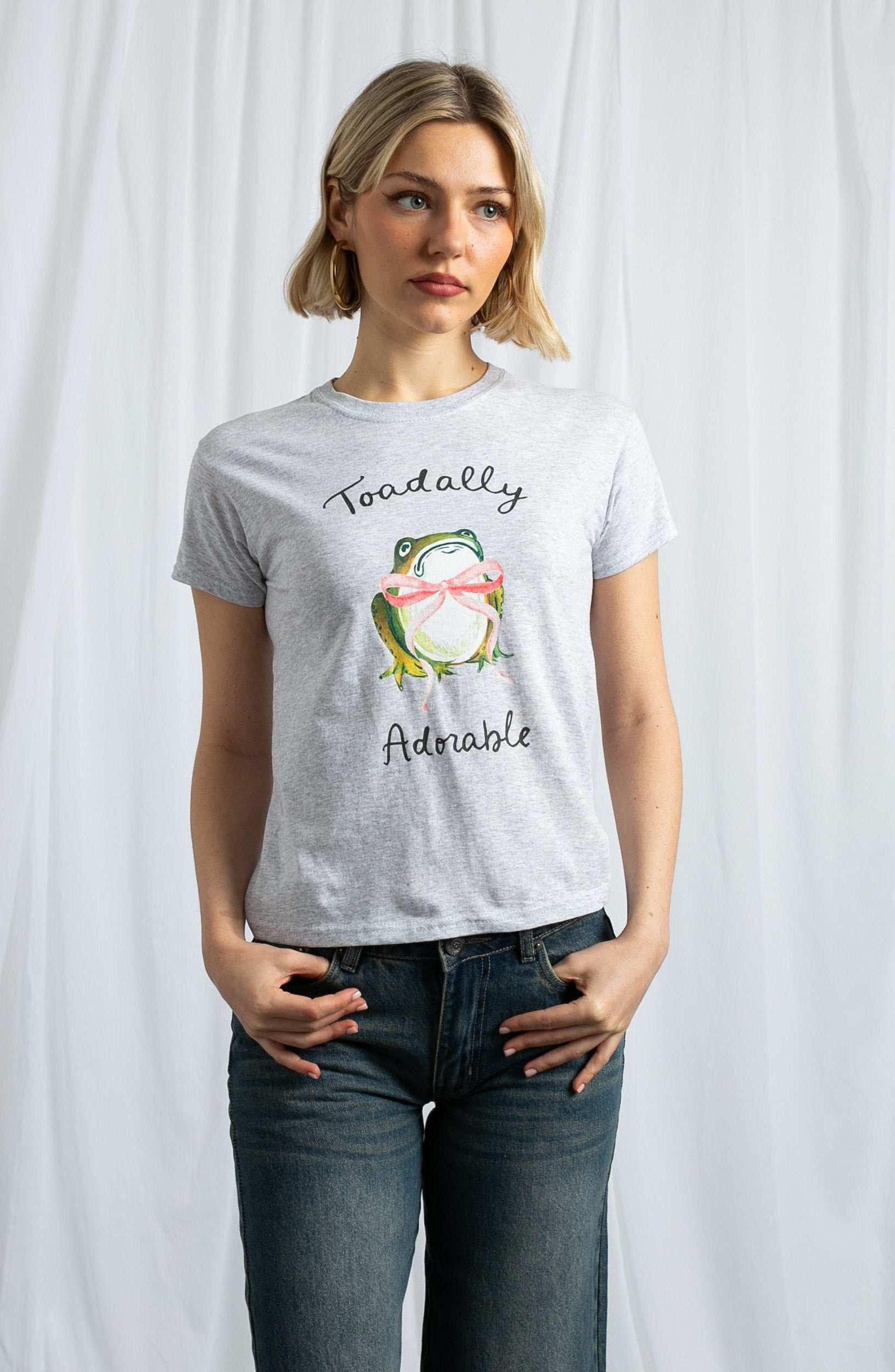 Daisy Street Toadally Adorable Baby Tee T-Shirt by Daisy Street as seen on celebrities