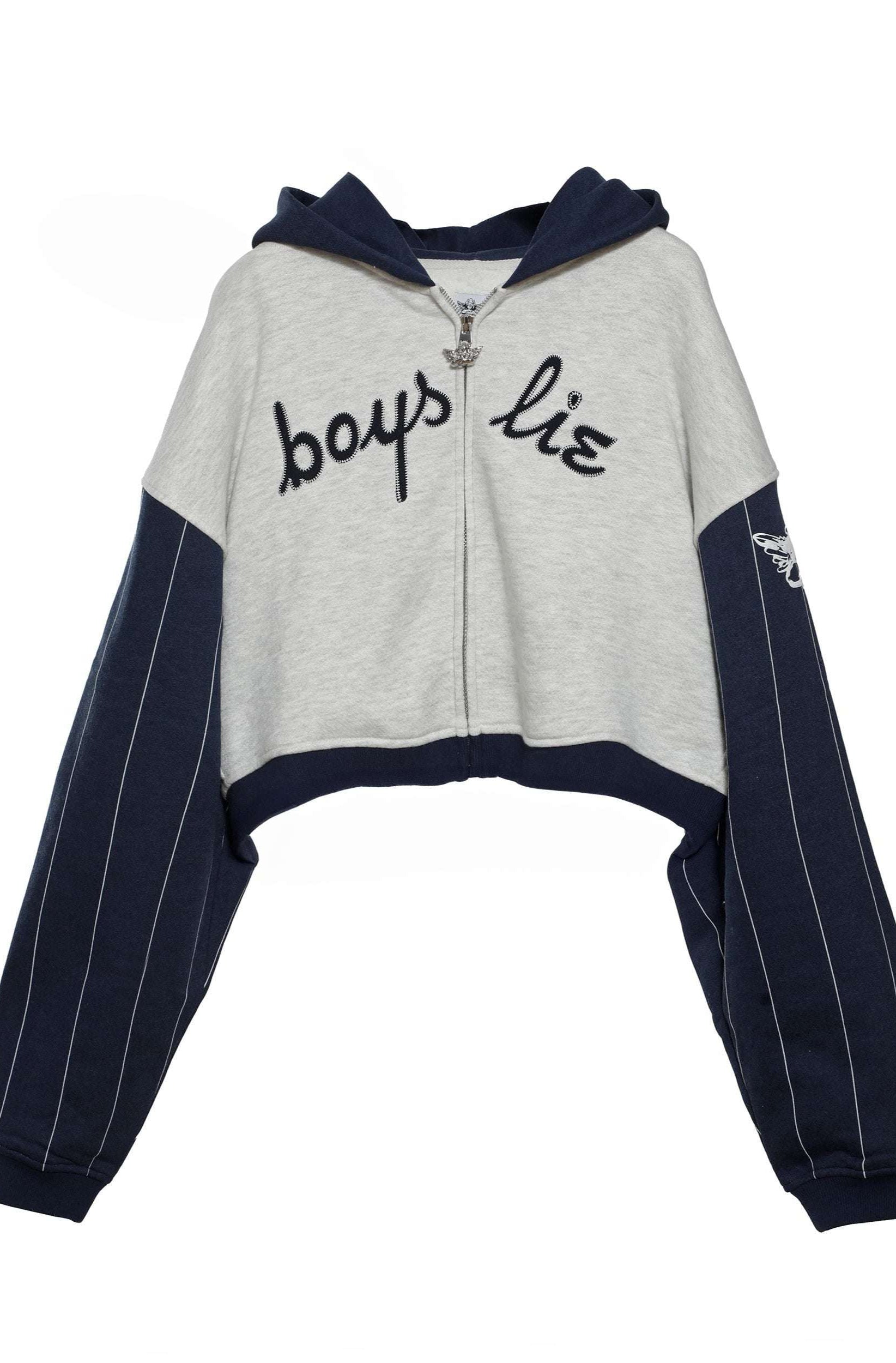 Boys Lie The Big Leaguer Alex Zip up Hoodie